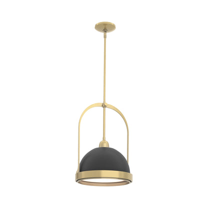Atlas Pendant Light in Modern Brass/Black.