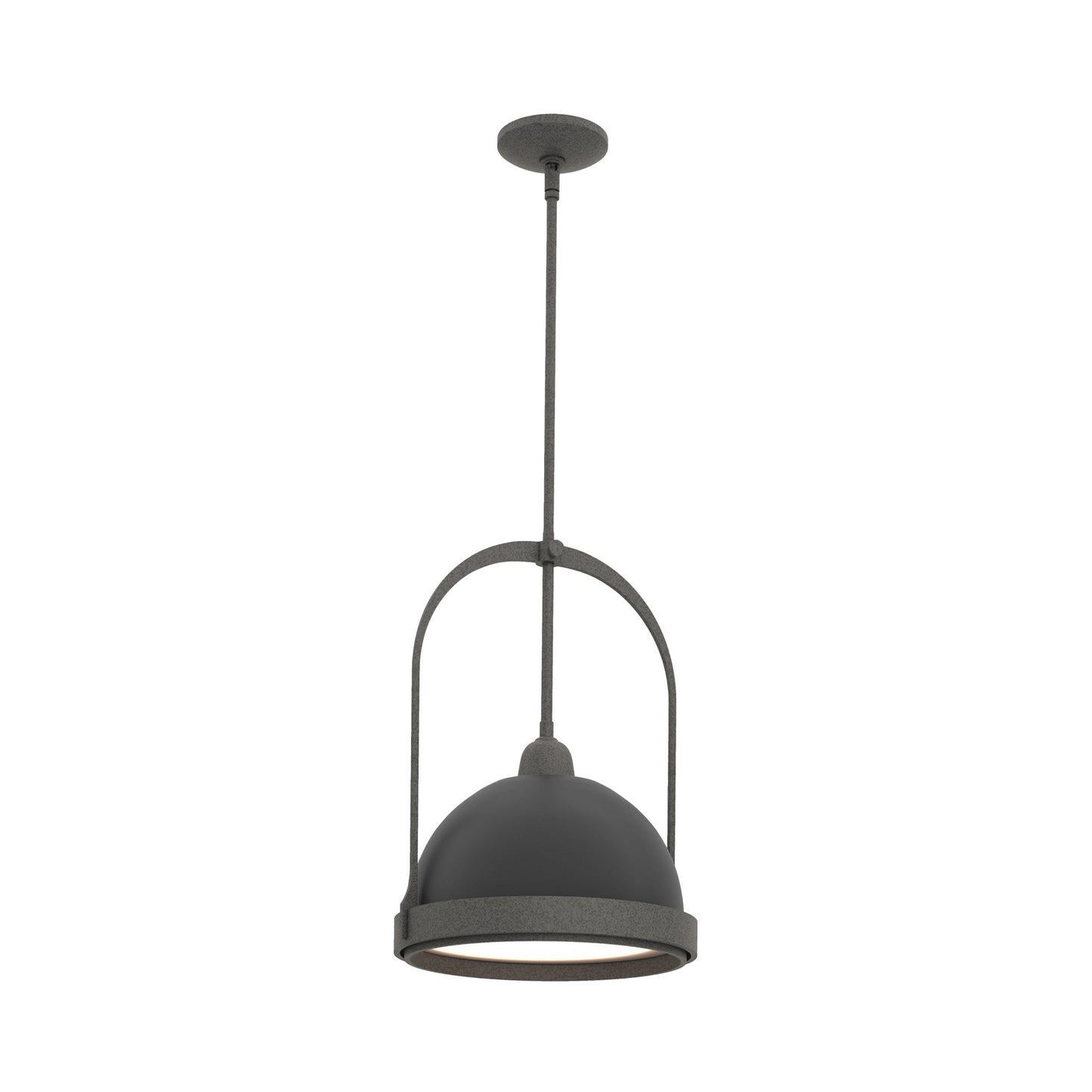 Atlas Pendant Light in Natural Iron/Black.