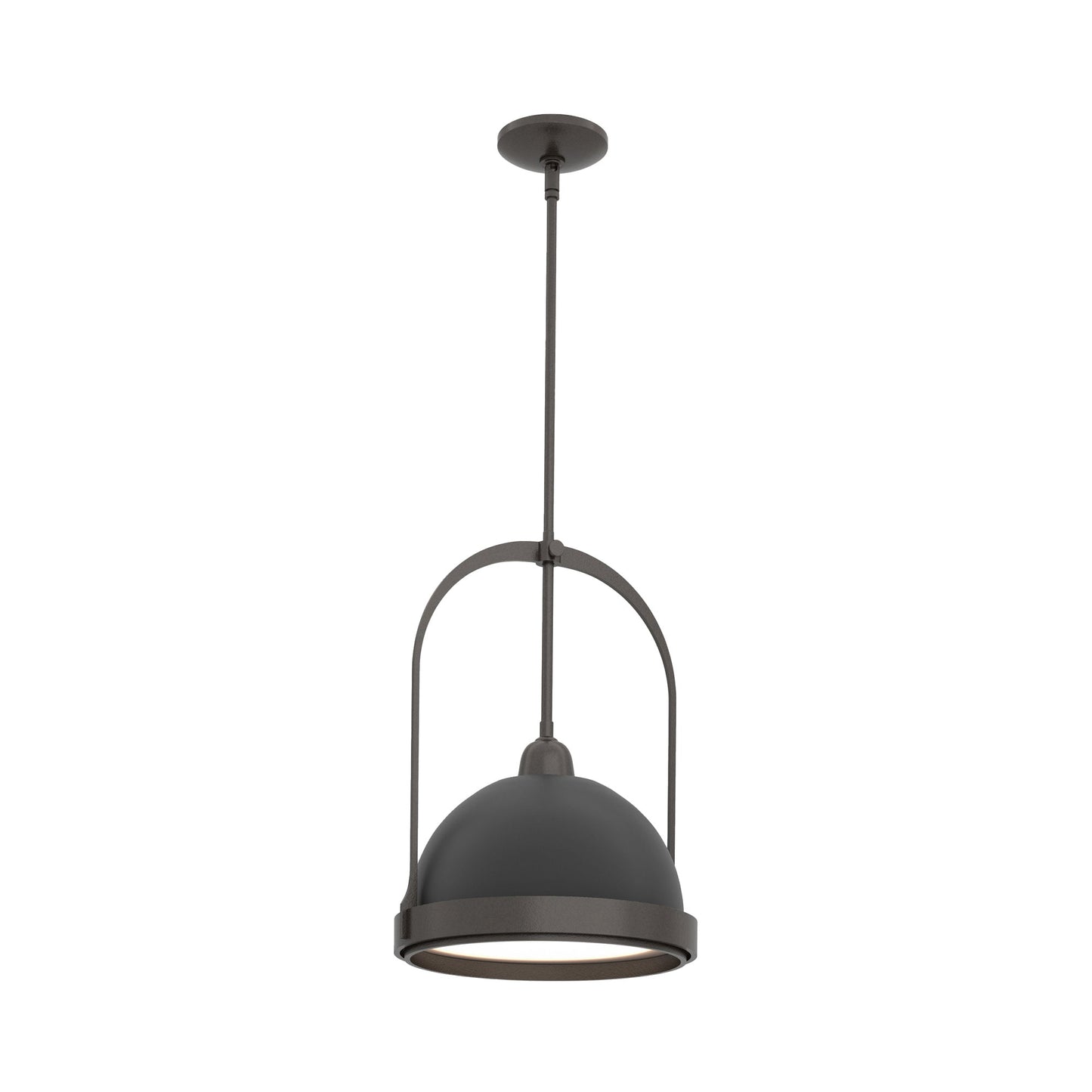Atlas Pendant Light in Oil Rubbed Bronze/Black.