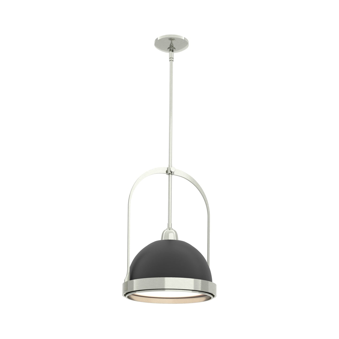 Atlas Pendant Light in Sterling/Black.