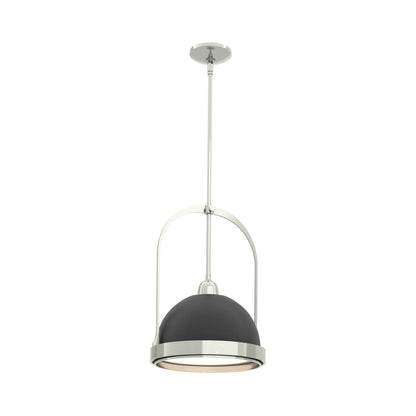 Atlas Pendant Light in Sterling/Black.
