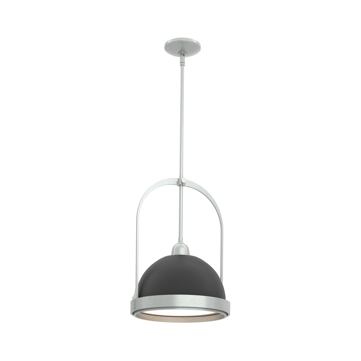 Atlas Pendant Light in Vintage Platinum/Black.