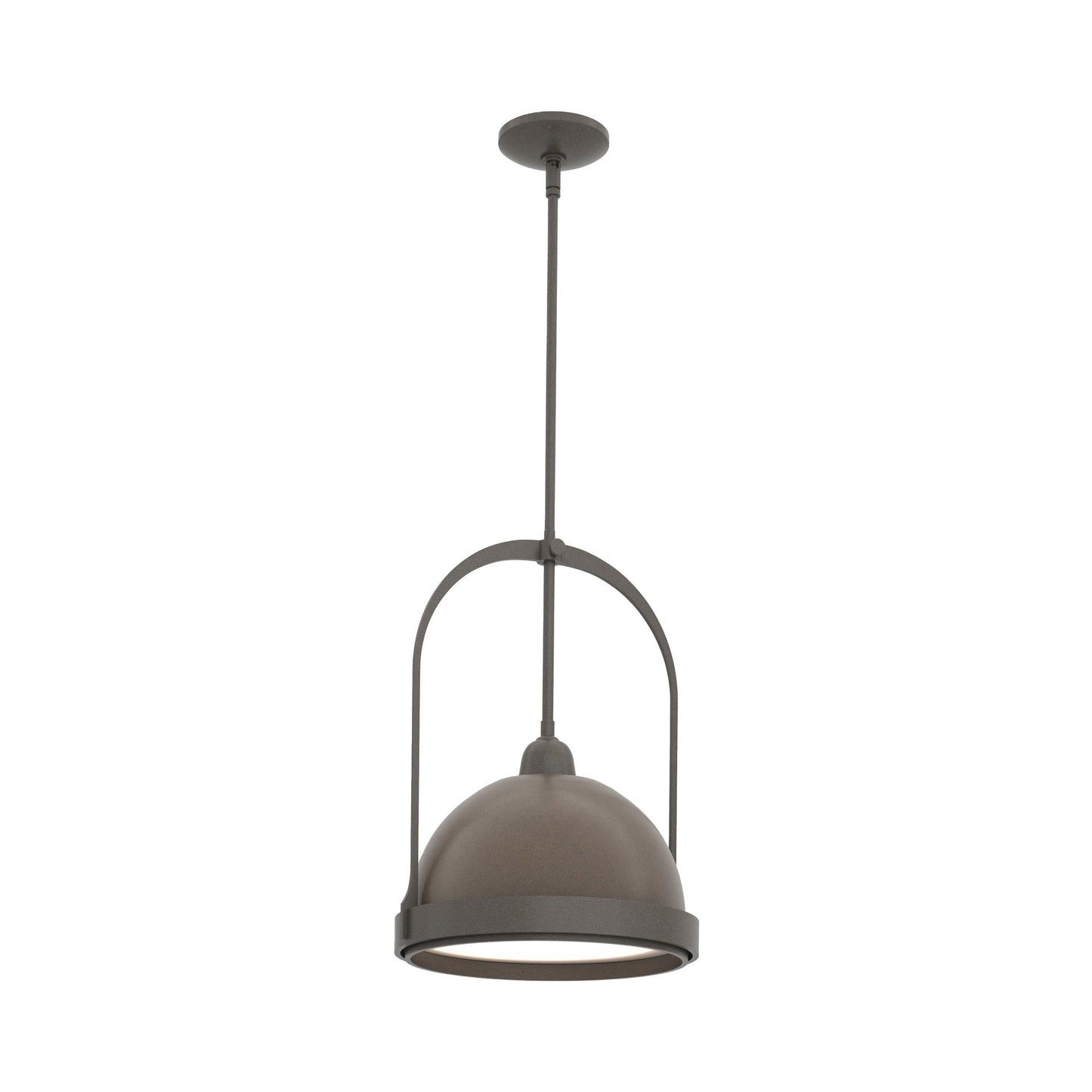 Atlas Pendant Light in Dark Smoke/Bronze.