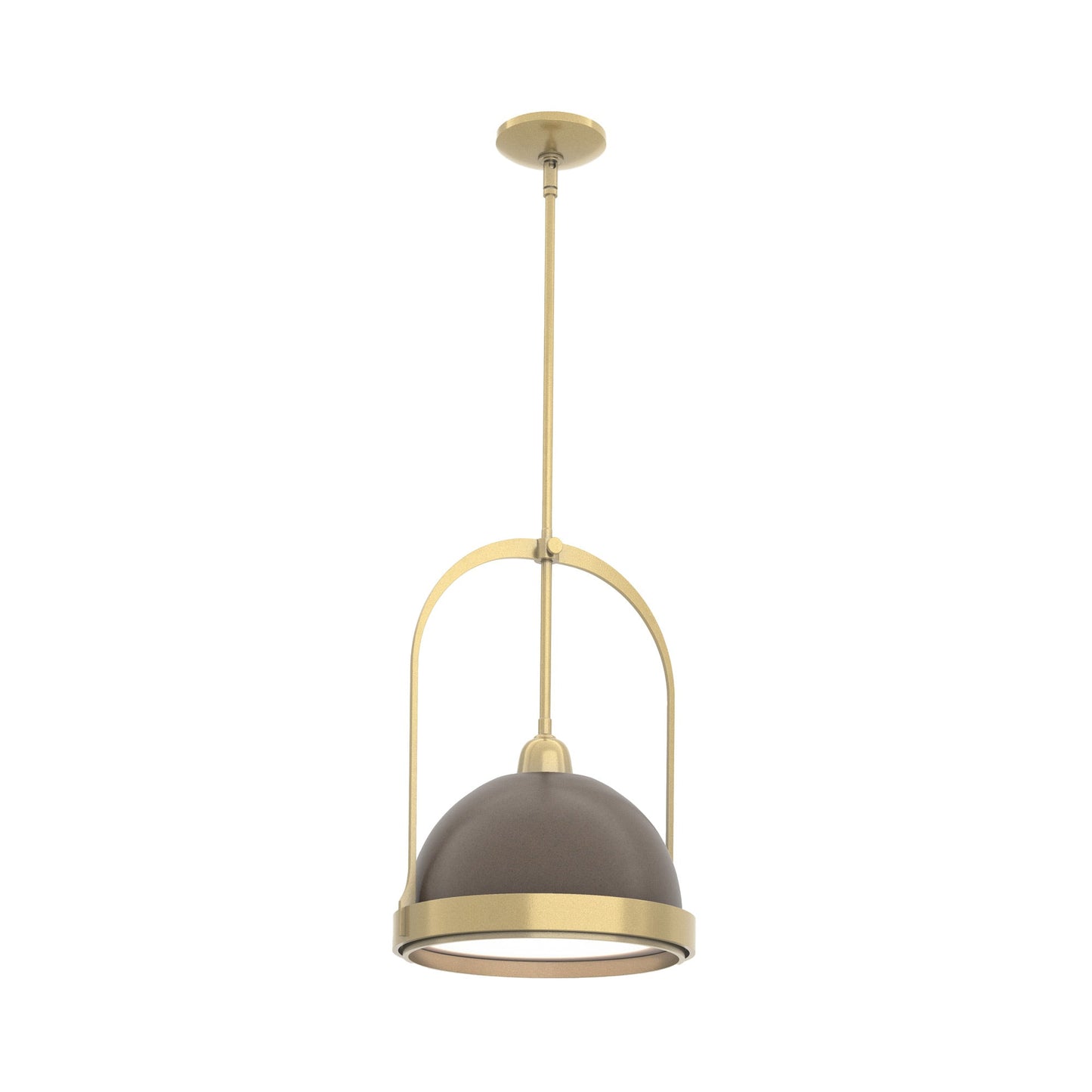 Atlas Pendant Light in Modern Brass/Bronze.
