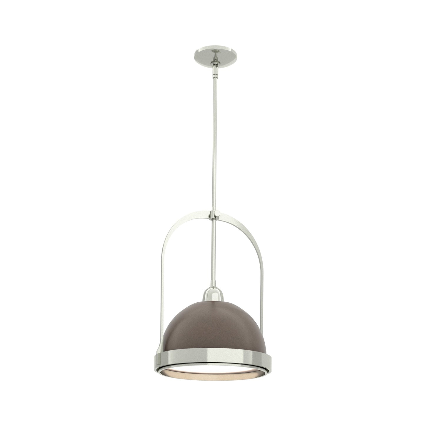 Atlas Pendant Light in Sterling/Bronze.