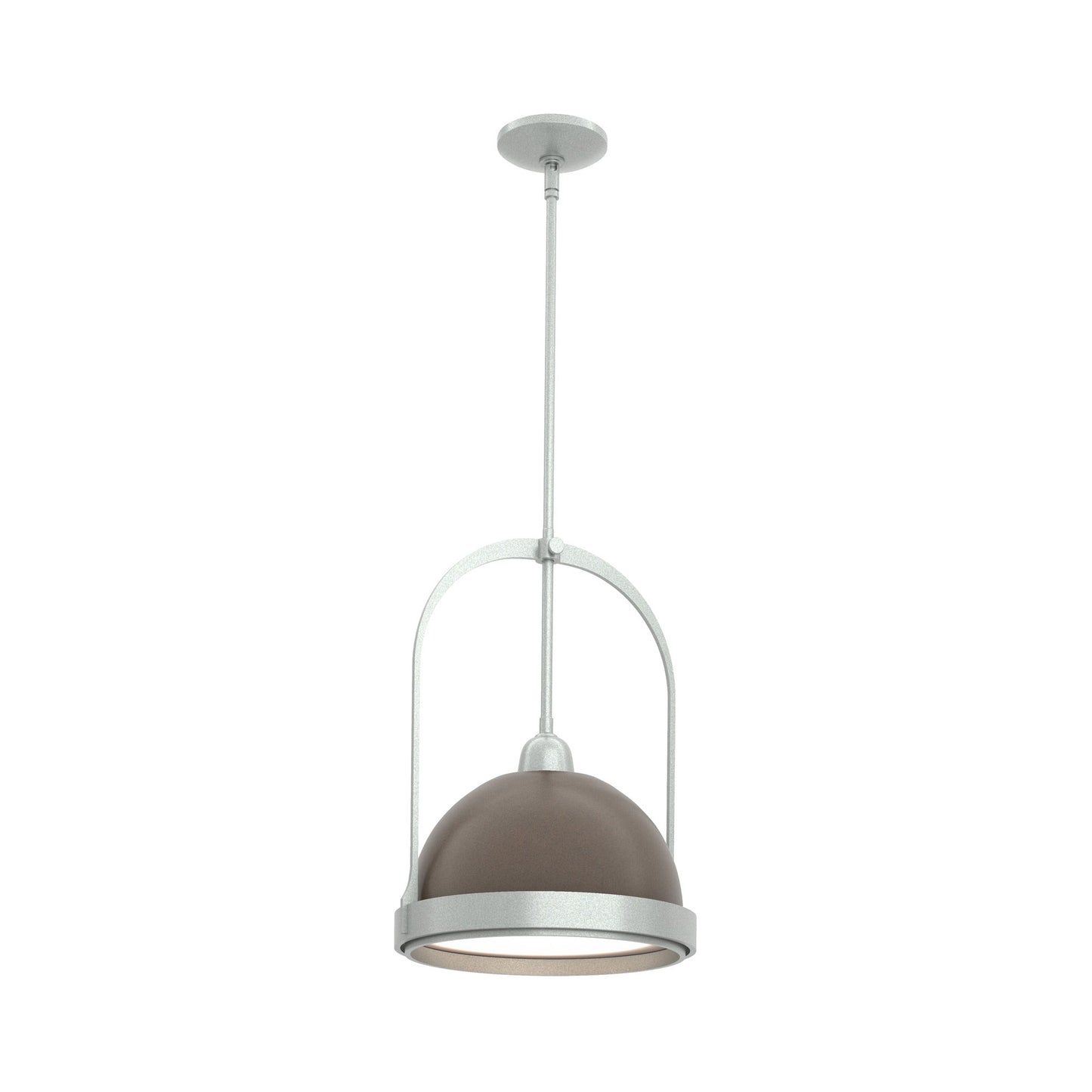 Atlas Pendant Light in Vintage Platinum/Bronze.