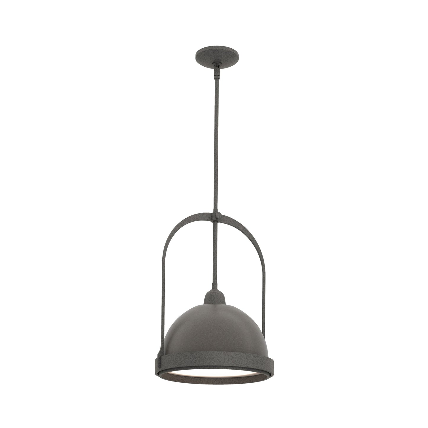 Atlas Pendant Light in Natural Iron/Dark Smoke.
