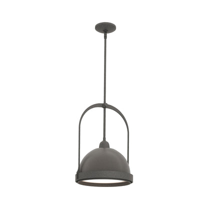 Atlas Pendant Light in Natural Iron/Dark Smoke.