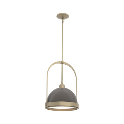 Atlas Pendant Light in Soft Gold/Dark Smoke.