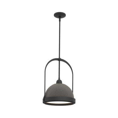Atlas Pendant Light in Black/Natural Iron.