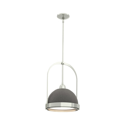 Atlas Pendant Light in Sterling/Natural Iron.