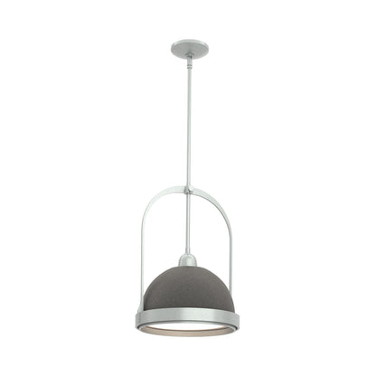 Atlas Pendant Light in Vintage Platinum/Natural Iron.