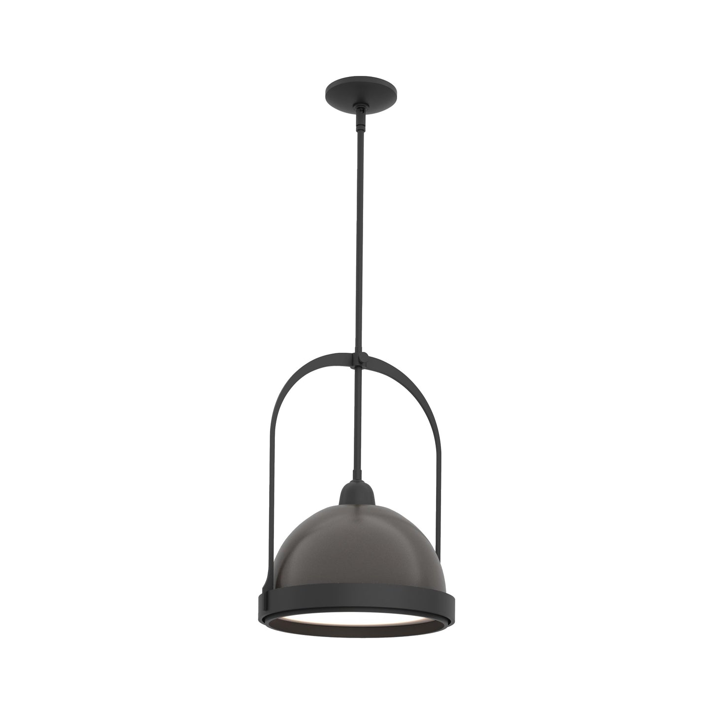 Atlas Pendant Light in Black/Oil Rubbed Bronze.