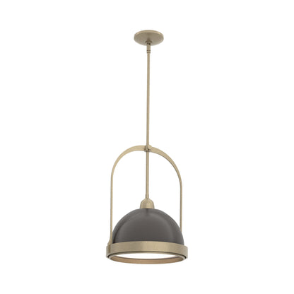 Atlas Pendant Light in Soft Gold/Oil Rubbed Bronze.