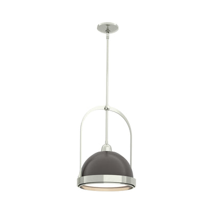 Atlas Pendant Light in Sterling/Oil Rubbed Bronze.