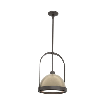 Atlas Pendant Light in Oil Rubbed Bronze/Soft Gold.