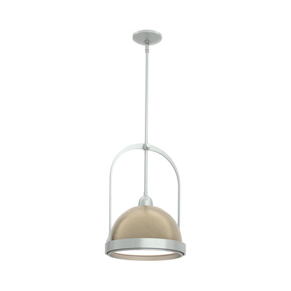 Atlas Pendant Light in Vintage Platinum/Soft Gold.