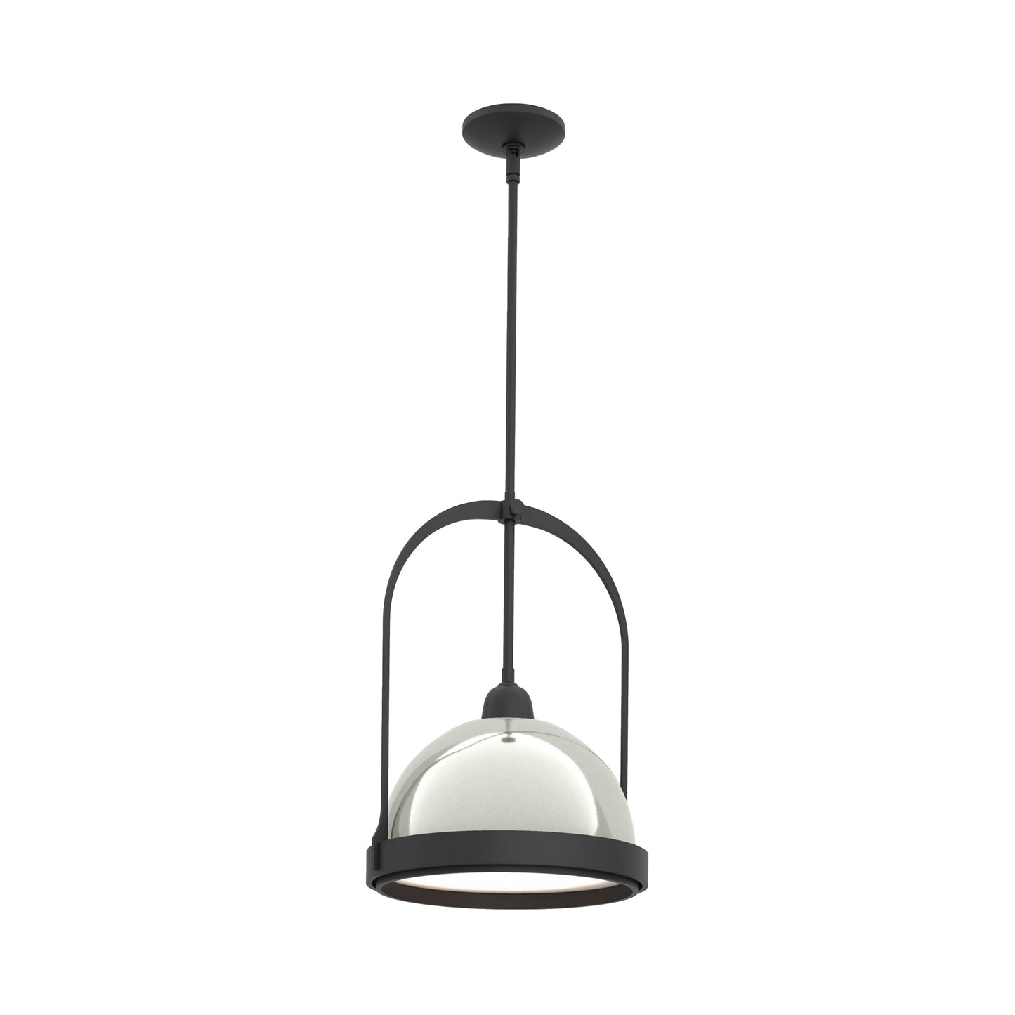 Atlas Pendant Light in Black/Sterling.