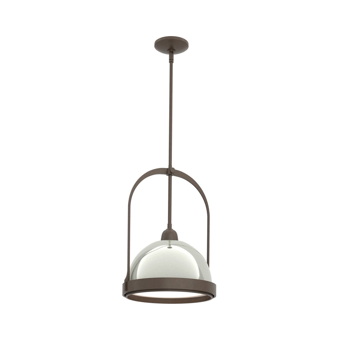Atlas Pendant Light in Bronze/Sterling.
