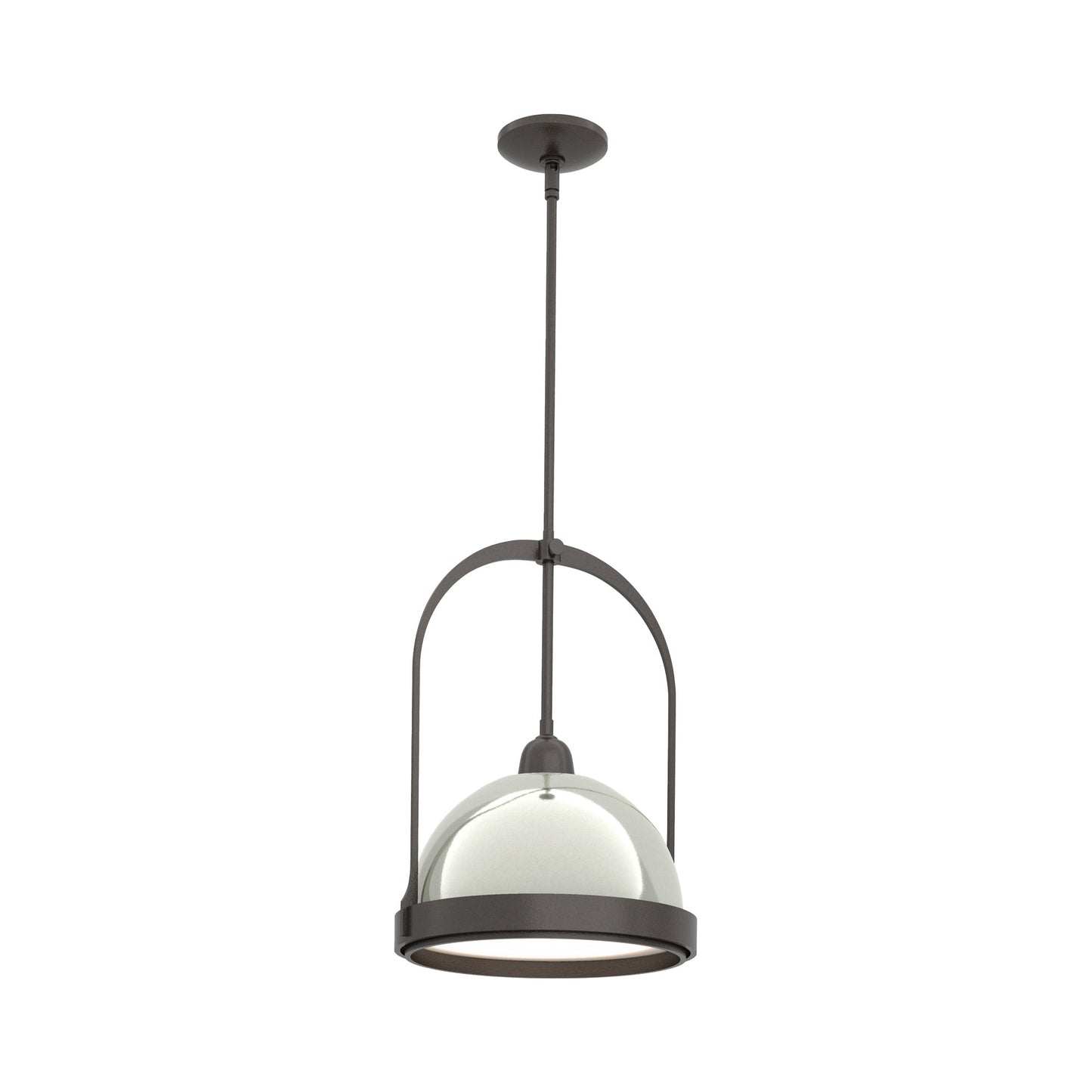 Atlas Pendant Light in Oil Rubbed Bronze/Sterling.