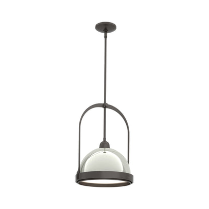 Atlas Pendant Light in Oil Rubbed Bronze/Sterling.