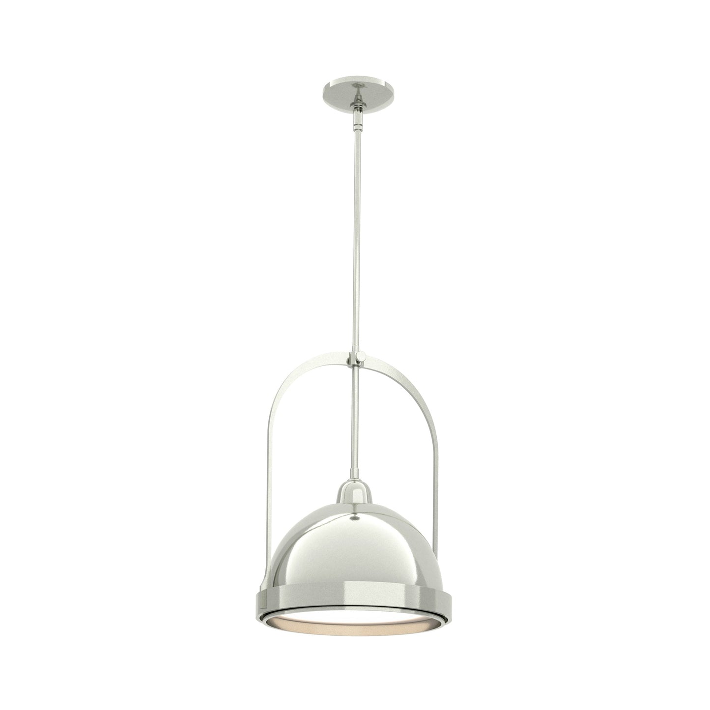 Atlas Pendant Light in Sterling/Sterling.