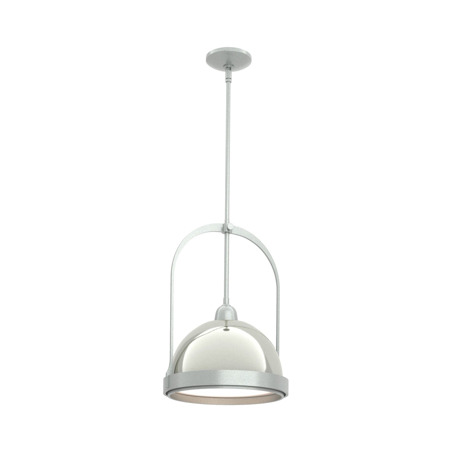 Atlas Pendant Light in Vintage Platinum/Sterling.