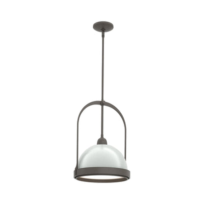 Atlas Pendant Light in Dark Smoke/Vintage Platinum.