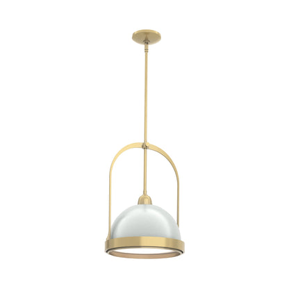 Atlas Pendant Light in Modern Brass/Vintage Platinum.