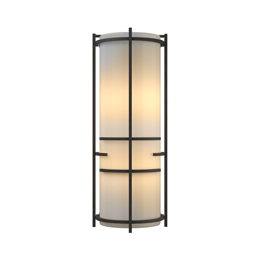 Banded Extended Wall Light in Natural Iron.