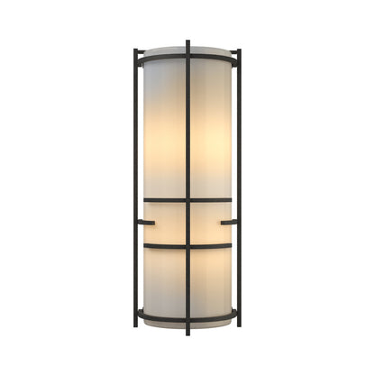 Banded Extended Wall Light in Natural Iron.