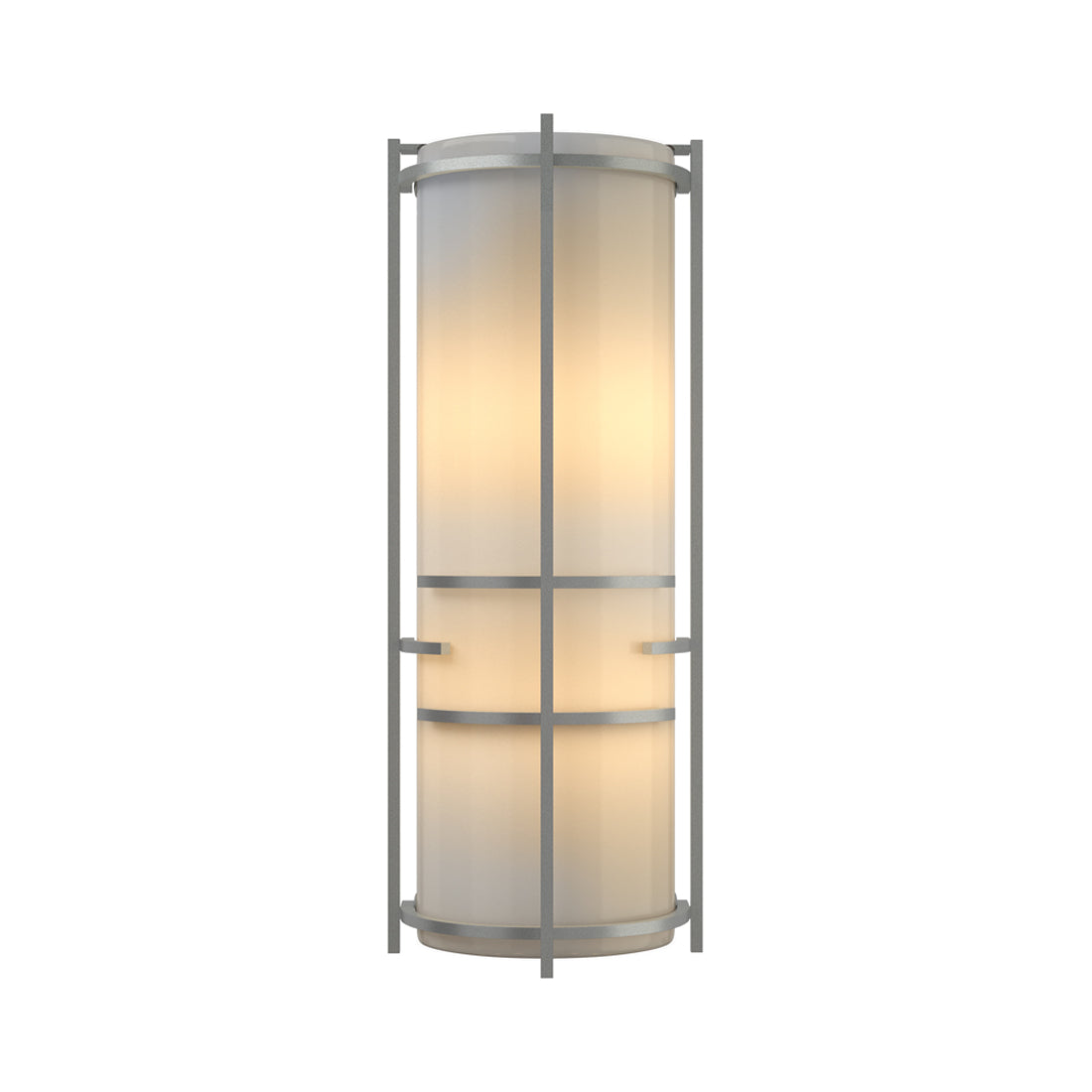 Banded Extended Wall Light in Vintage Platinum.