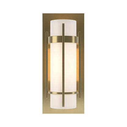 Banded Vertical Bar Wall Light in Modern Brass.