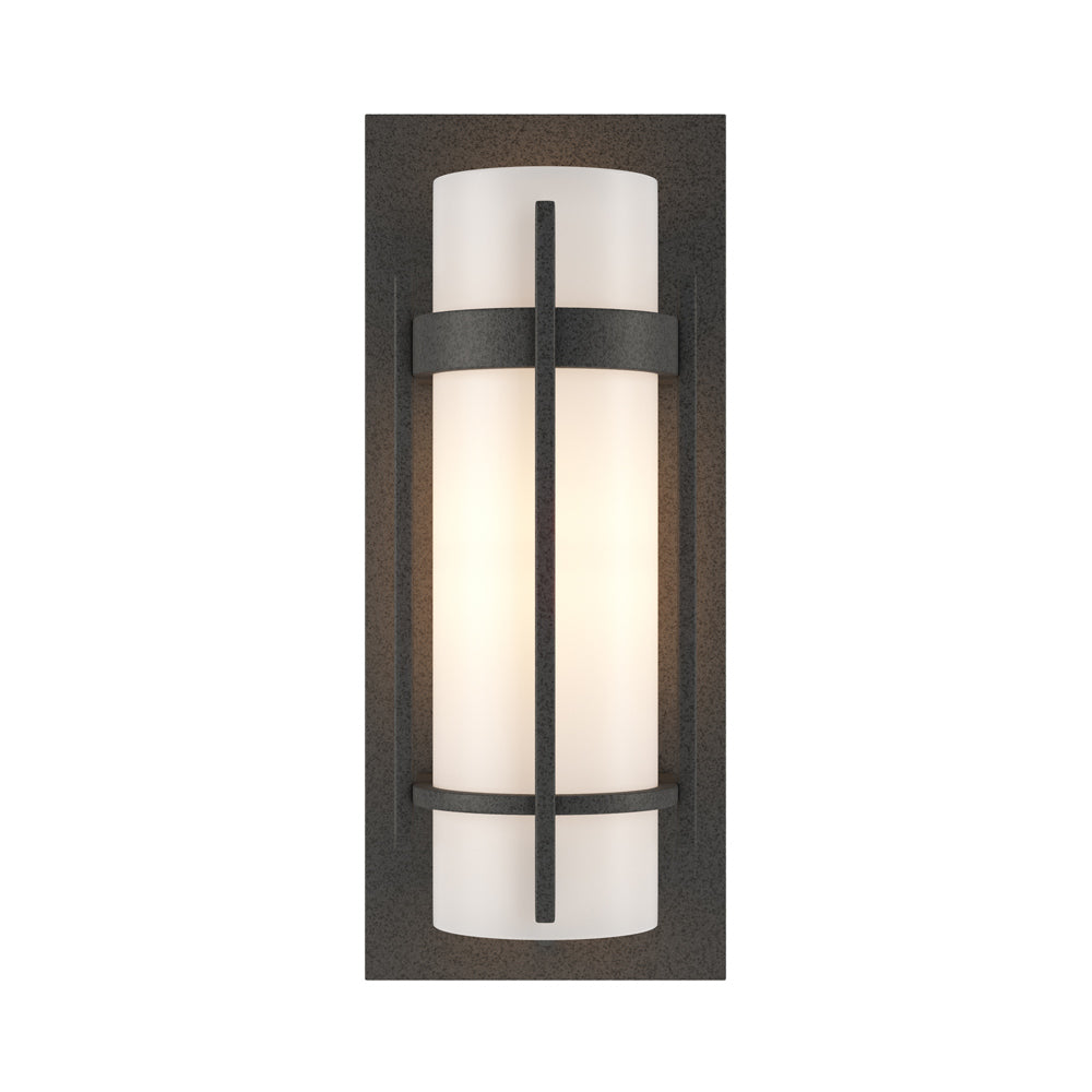 Banded Vertical Bar Wall Light in Natural Iron.