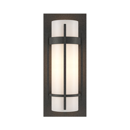 Banded Vertical Bar Wall Light in Natural Iron.