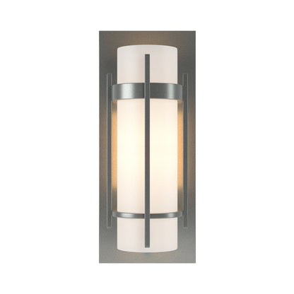 Banded Vertical Bar Wall Light in Vintage Platinum.