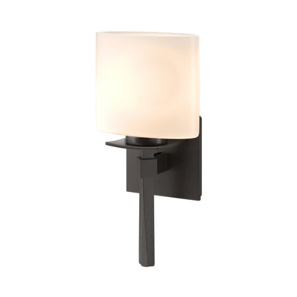 Beacon Hall Ellipse Glass Wall Light in Oil Rubbed Bronze.