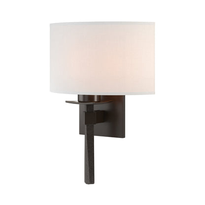 Beacon Hall Half Drum Shade Wall Light in Oil Rubbed Bronze/Natural Anna.