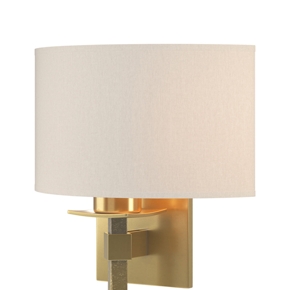 Beacon Hall Half Drum Shade Wall Light in Detail.