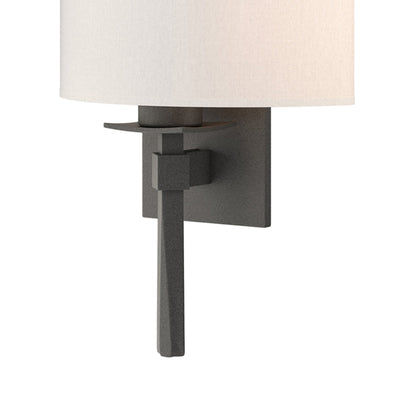 Beacon Hall Half Drum Shade Wall Light in Detail.