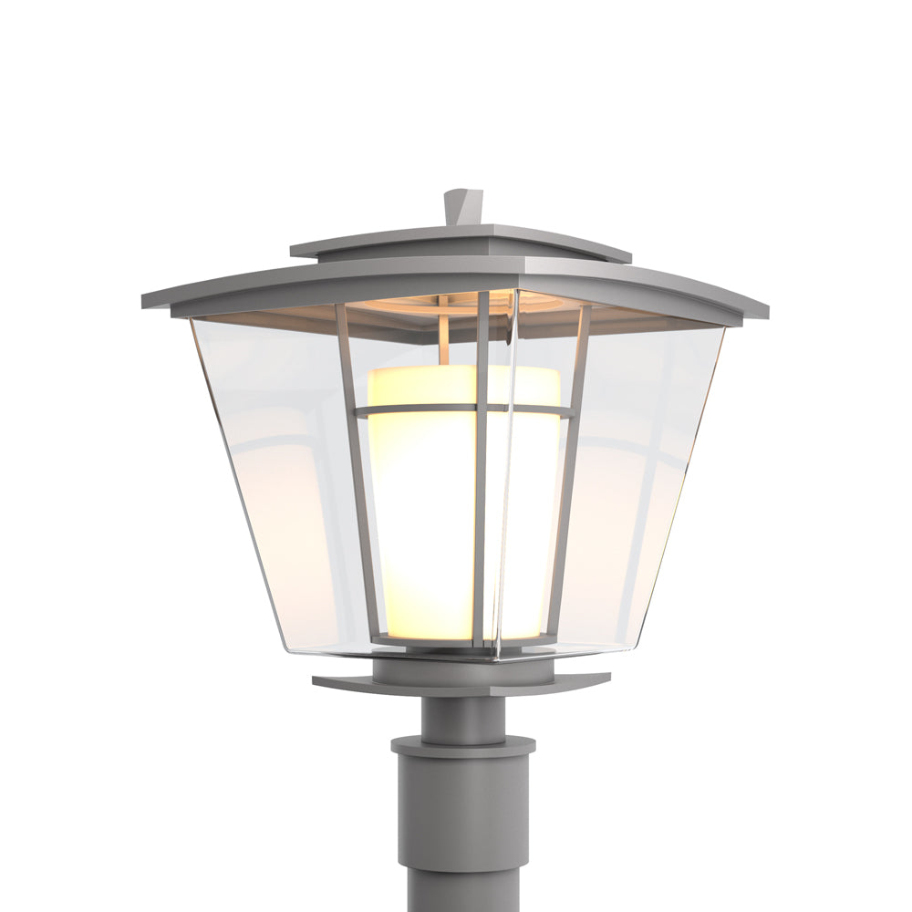 Beacon Hall Outdoor Post Light in Coastal Burnished Steel