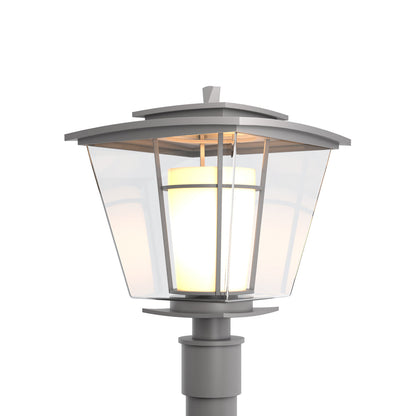 Beacon Hall Outdoor Post Light in Coastal Burnished Steel