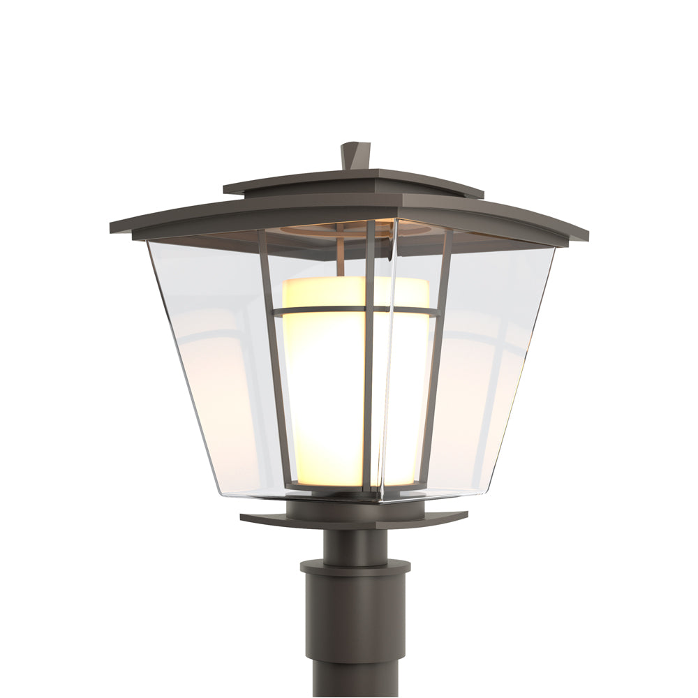 Beacon Hall Outdoor Post Light in Coastal Dark Smoke