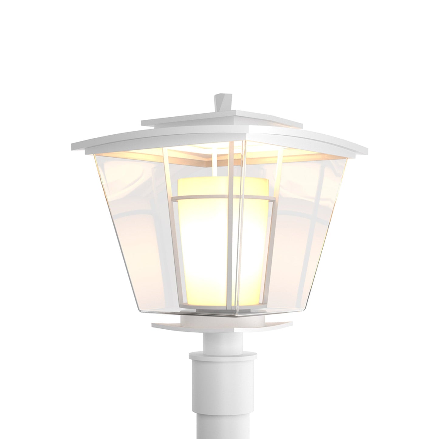 Beacon Hall Outdoor Post Light in Coastal White