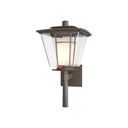 Beacon Hall Outdoor Wall Light in Coastal Dark Smoke (17.6-Inch).