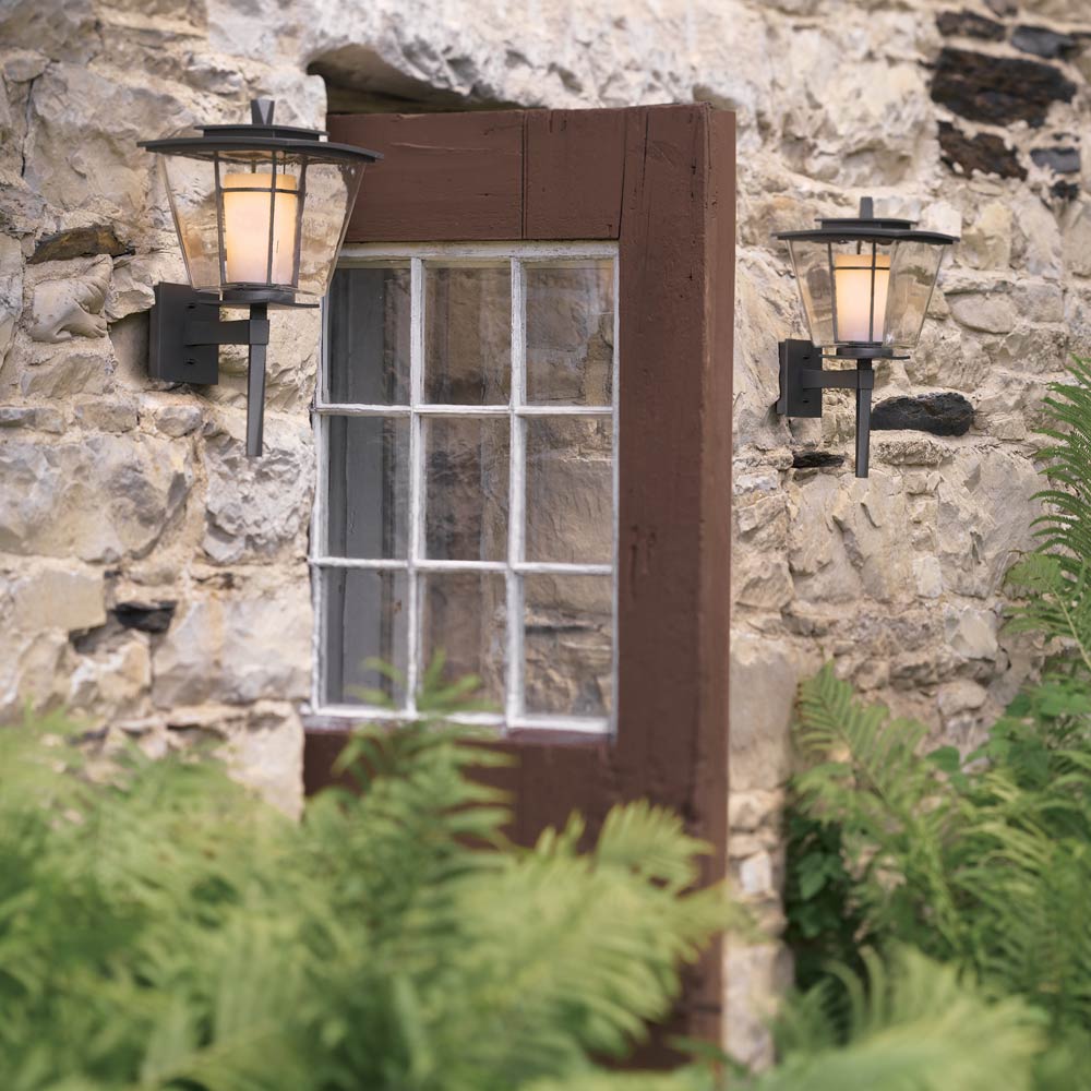 Beacon Hall Outdoor Wall Light in Outside Area.
