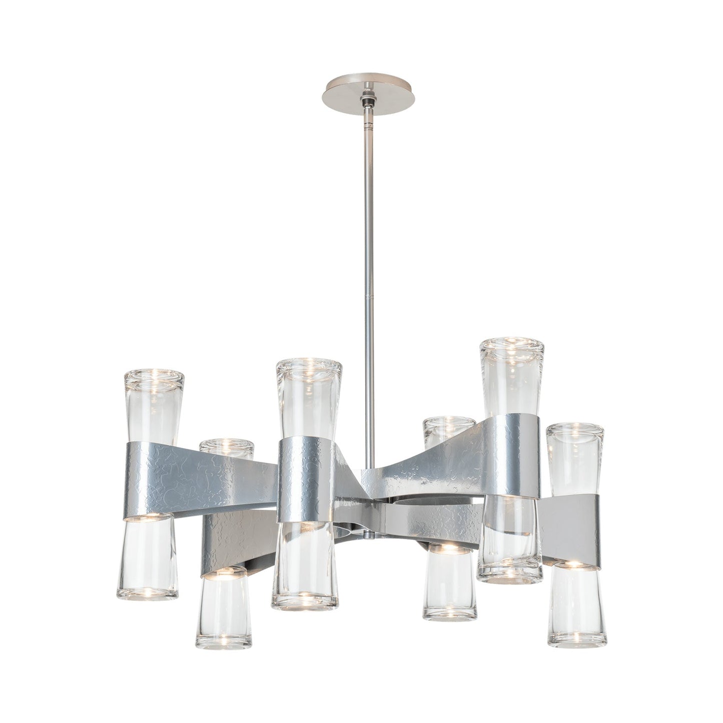 Bellis Chandelier in Sterling (32.5-Inch).