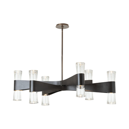 Bellis Chandelier in Dark Smoke (48.4-Inch).