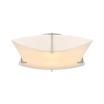 Bento Semi Flush Mount Ceiling Light in Vintage Platinum.