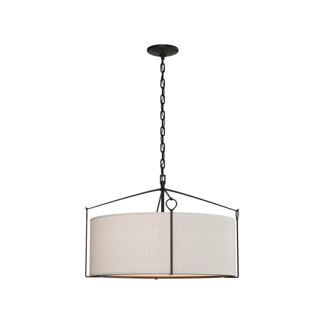 Bow Drum Pendant Light.